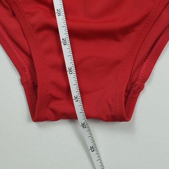 Andie Swim The Nantucket One Shoulder One Piece Swimsuit Women Sz 3XL Cherry Red - Picture 6 of 16